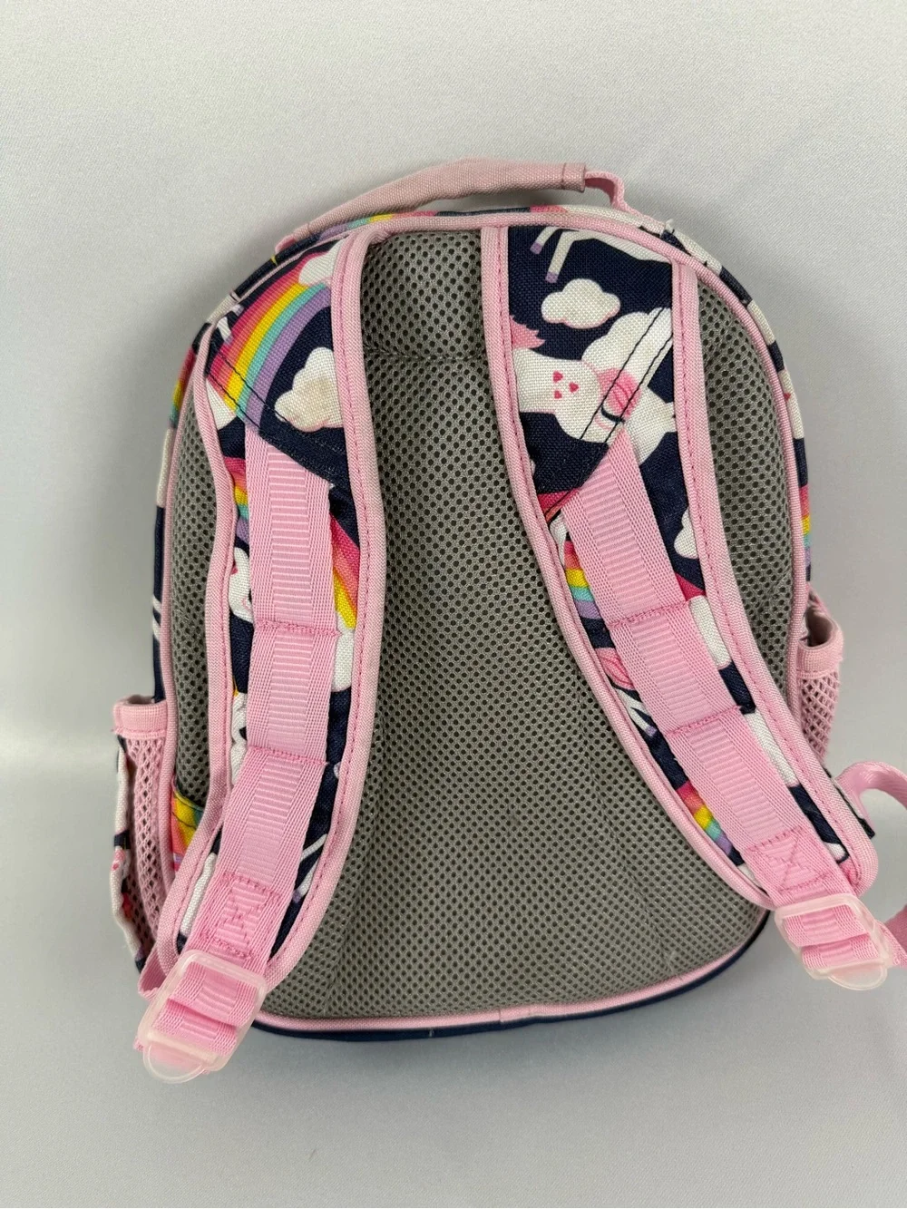 Pottery Barn Kids Unicorn Rainbow Backpack | Pre‑K/K | Pink Navy